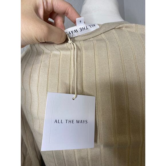 All the Ways Clover Mini Dress Cream Small - Picture 7 of 9